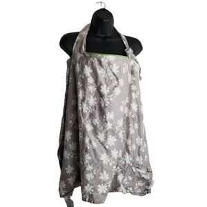 The Original Boppy Nursing Cover, Gray Floral Privacy Breastfeeding Cotton
